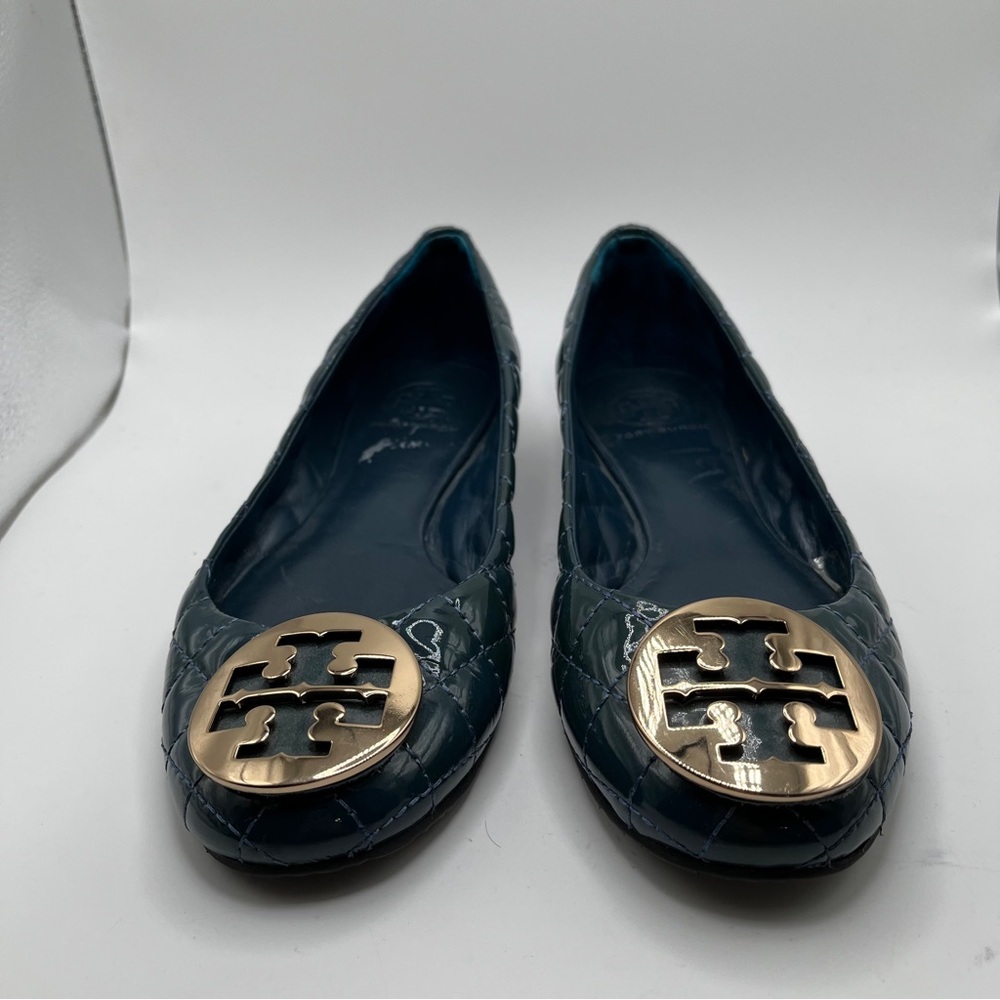 EUC Tory Burch Quinn Ballet Flat size 8.5 women’s - Picture 3 of 10